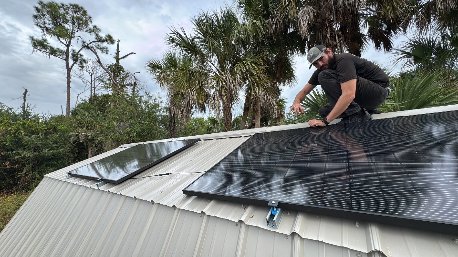 Rooftop solar install · SWFL